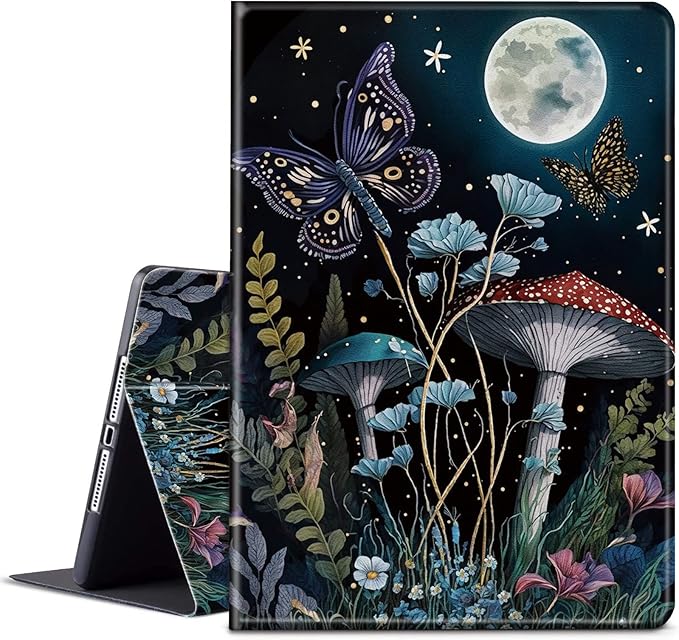 Mushroom Butterfly Moon