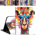Case for All-New Amazon Fire HD 10 &amp 10 Plus Tablet 10.1 (13th/11th Generation 2023/2021 Release) Slim Stand Folio Cover with Card Slot &amp Auto Wake/Sleep - Giraffe