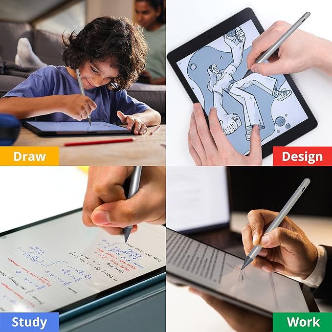 Penoval USI2.0 Stylus Pen for Chromebooks - 4096 Levels Pressure for Lenovo ASUS HP Chrome Devices &amp Google Pixel Tablet
