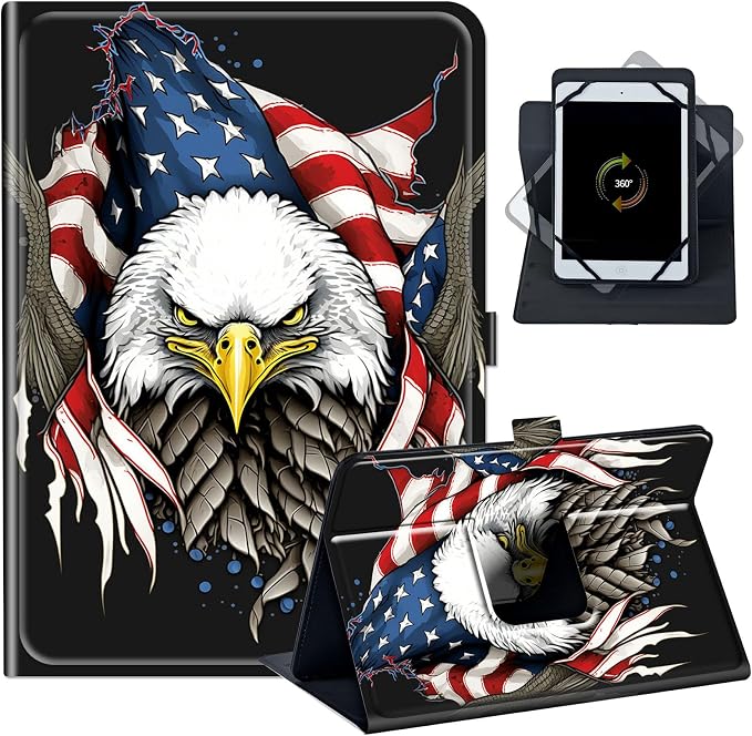 American Eagle with Flag