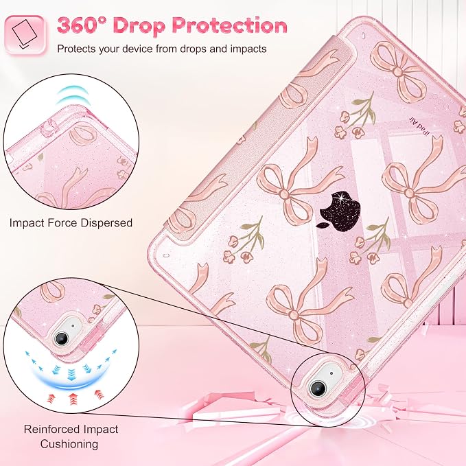 Pink bow floral