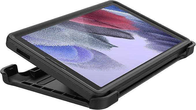 OtterBox Defender Series Case for TAB A7 LITE - Single Unit Ships in Polybag Ideal for Business Customers - BLACK Rugged Durable Multi-Layer Protection