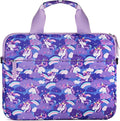 Kids Tablet Bag for Girls Kids Tablet Carrying Case for Fire HD 10 HD 8 Fire 7 Sleeve Bag Kid Kindle Bag iPad Bag for Kid Unicorn Purple