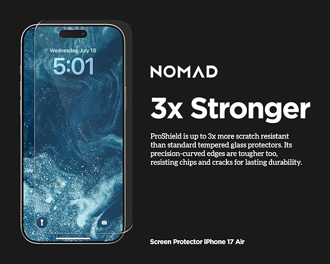 NOMAD Screen Protector compatible with iPhone 17 Air