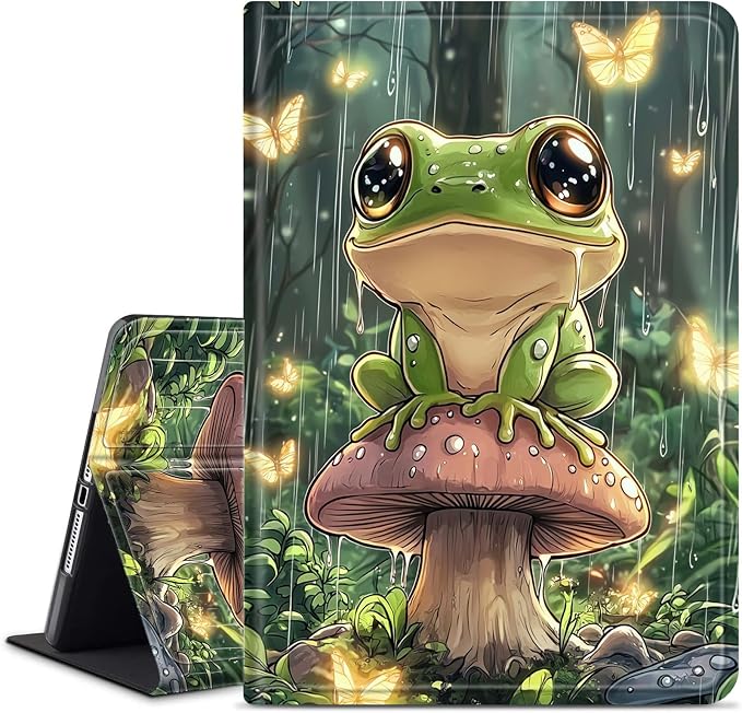 Cute frog in the Rain