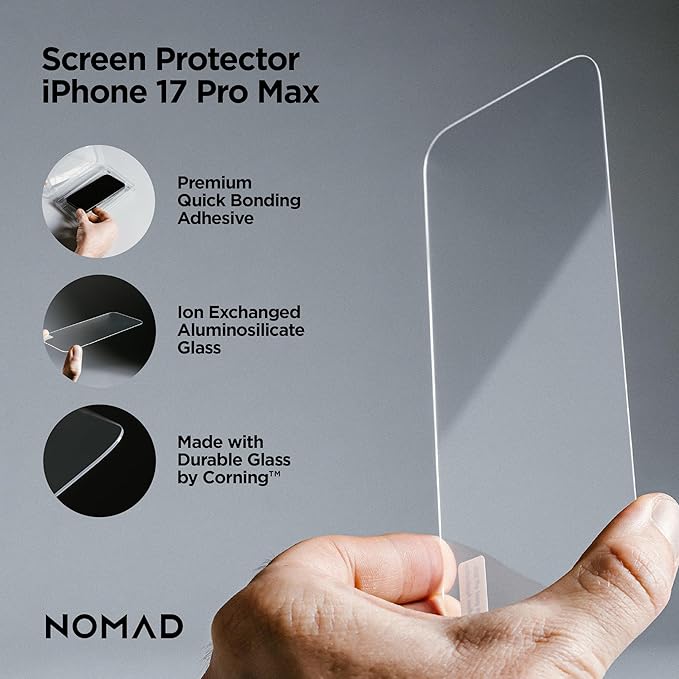 Screen Protector compatible with iPhone 17 Pro Max