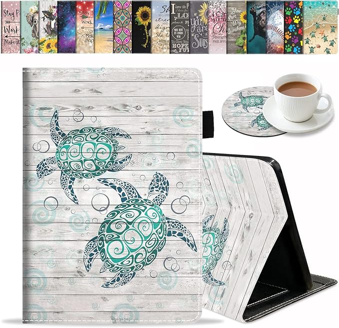 Sea Turtle on Rustic Wooden Board