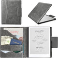CoBak Premium PU Leather Case for 10.3 Remarkable 2 Tablet (2020) - Folder Design Slim Hard Shell with Pen HolderCowhide Gray