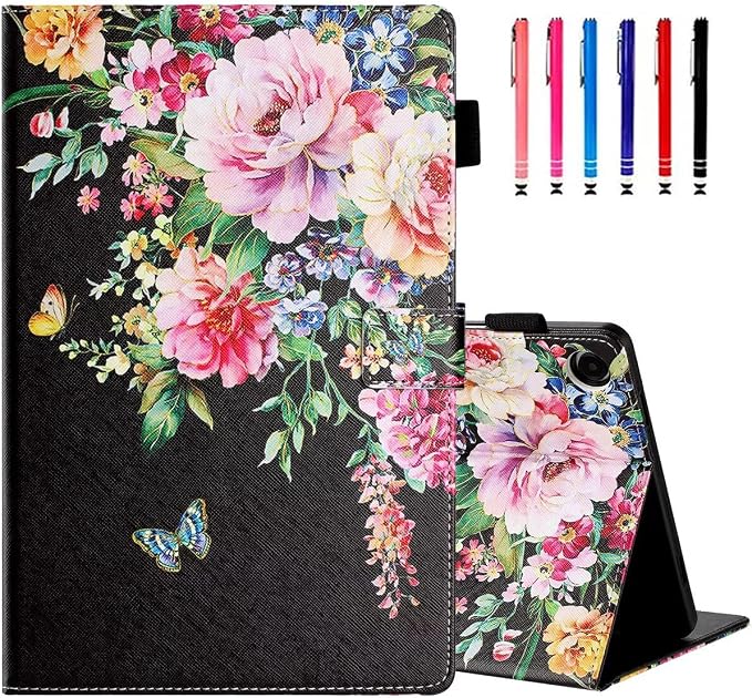 A3 Black Peony