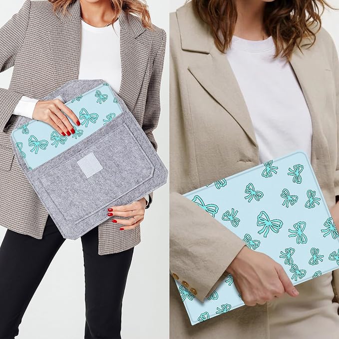 Light Blue - Blue Bow