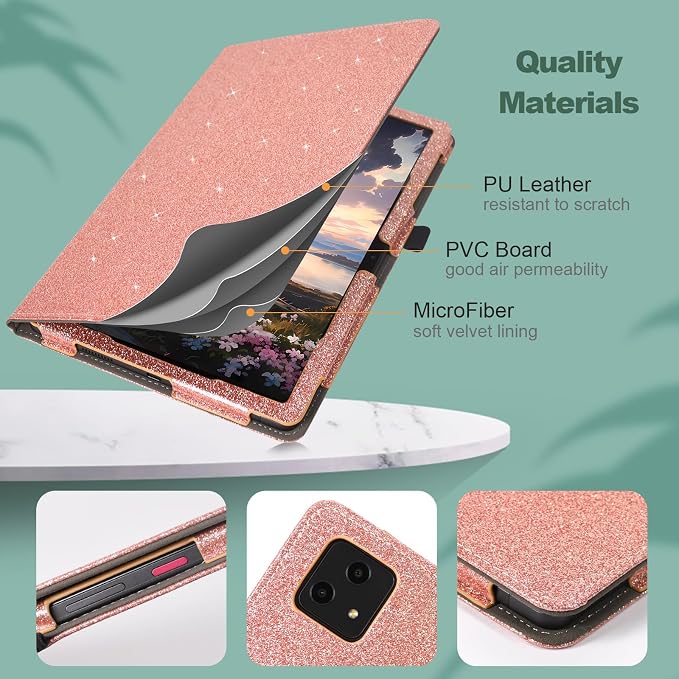 Glitter Rose Gold