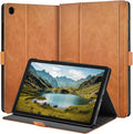 Case for Samsung Galaxy Tab A11+/A11 Plus/A9+ Plus 5G Tablet 11 Inch 2026/2023 (SM-X230/X236/X238/X210/X216/X218u) with PocketMagnetic ClosureMulti Angle CoverAuto Sleep/WakeBrown