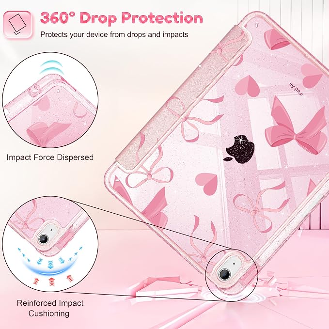 Heart Pink bow
