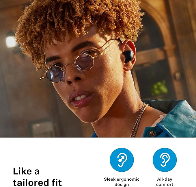 Sennheiser ACCENTUM True Wireless Earbuds - Crystal-Clear Sound with Hybrid ANC Ergonomic Design 28-Hour Battery Life Touch Interface White
