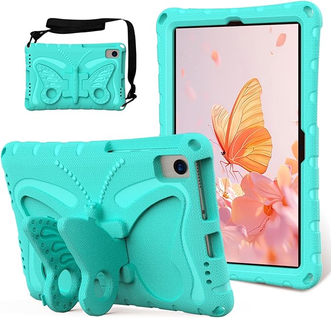 Case Compatible with Lenovo Tab M10 Plus 10.3 Inch/K10 10.3 TB-X606F/TB-X606X/TB-X6C6F/TB-X6C6XLightweight Shockproof Case EVA Foam Cover Stand Cover for Boys Girls(Green)