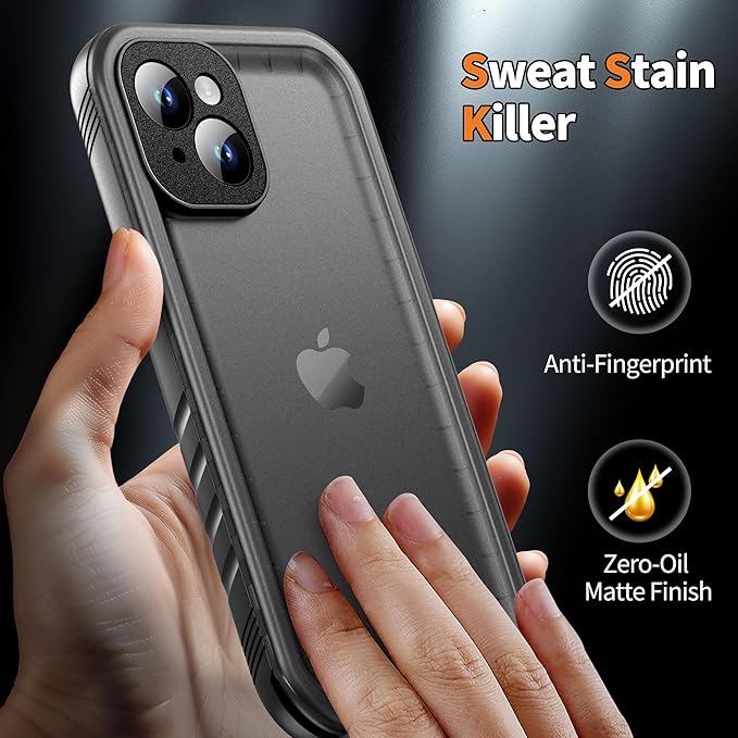 Cozycase for iPhone 14 Waterproof Shockproof Dustproof Case - Heavy Duty/360 Full Body/Military Grade/Protective/Rugged 【8FT Drop Proof | IP68 Underwater】 Built in Screen/Camera Protector with Lanyard