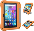 Tablet 8 inch Case Cover for KidsCompatible 2024/2022 8 Tablet CaseNot for iPad/Samsung/Onn/Andriod Tab - Auorld All-New Lightweit Shockproof EVA Case with Handle Stand for 8 inch Tablet-Orange