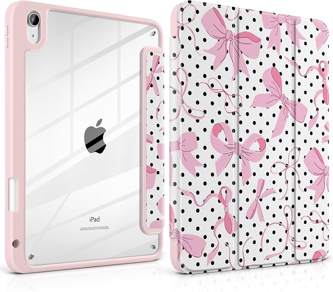 Black Polka Dots&Pink Bows