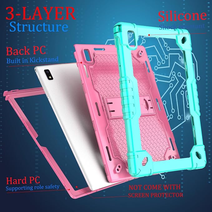 Green/Pink+2 PCS Glass