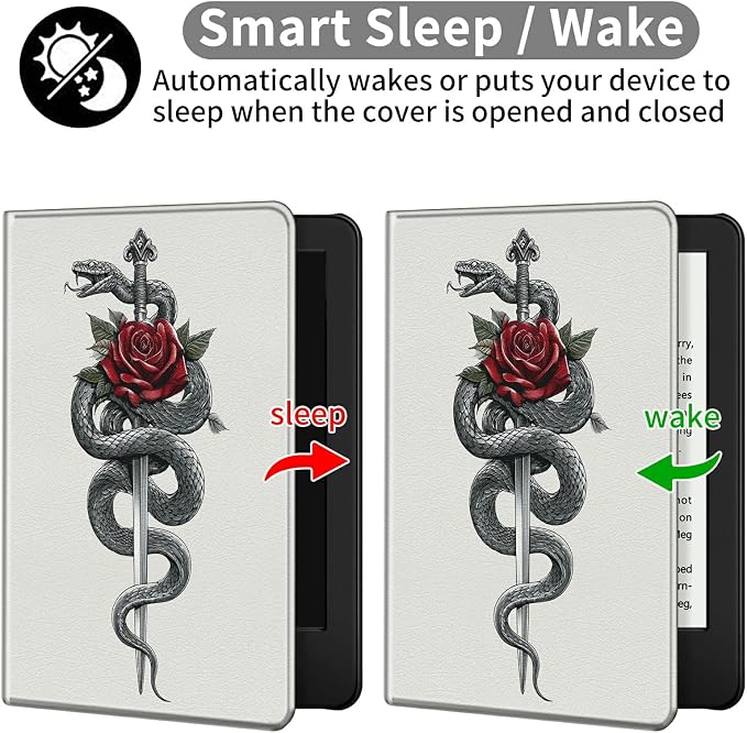 Snake Red Rose