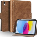 Case for iPad (A16) 11th Gen. 11 Inch 2025 iPad 10th Gen. 10.9 Inch 2022Protective Cover with Pencil HolderMagnetic ClosureAuto Sleep/WakeAnti-ScratchYellow Brown