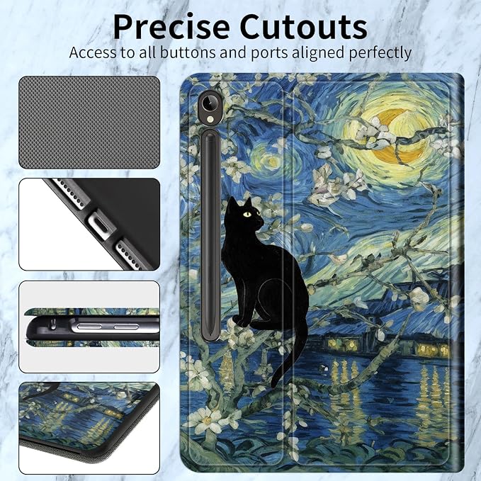 Black Cat Starry Night
