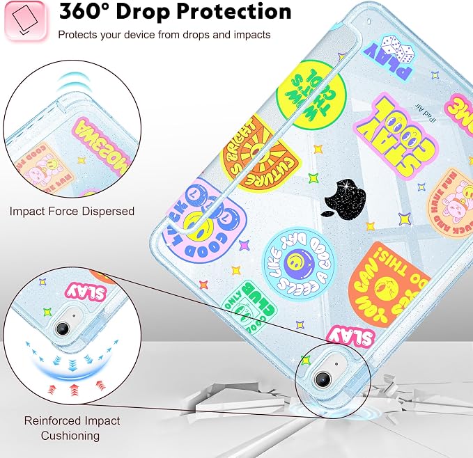 Blue Cartoon stickers