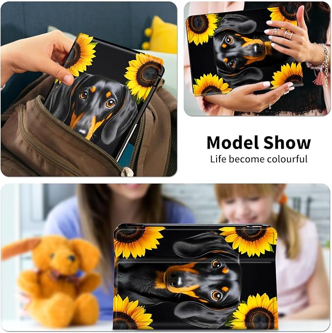 Dachshund Dog Sunflower