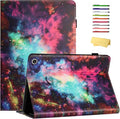 Case for Amazon Kindle Fire Max 11 Tablet (13th Generation2023 Release) 11 with Pencil Holder &amp Folio Stand Magnetic Smart PU Leather Shockproof Cover [Auto Sleep Wake] Rainbow Galaxy Sky