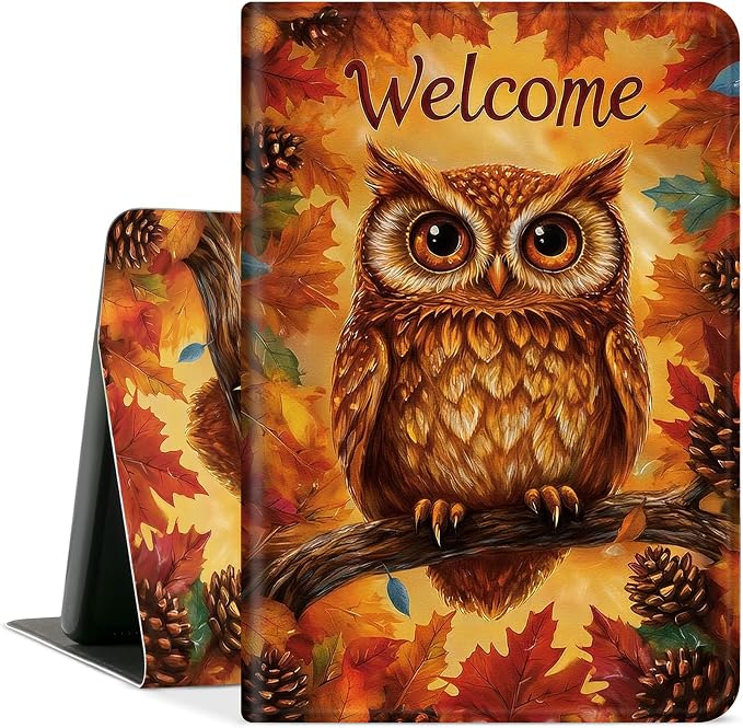 Pinecone And Cute Owl