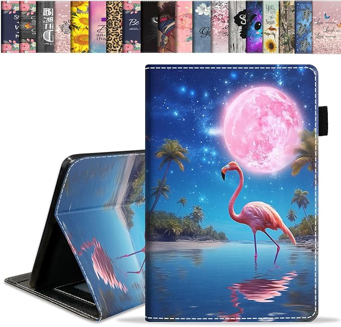 Flamingo Under Moon