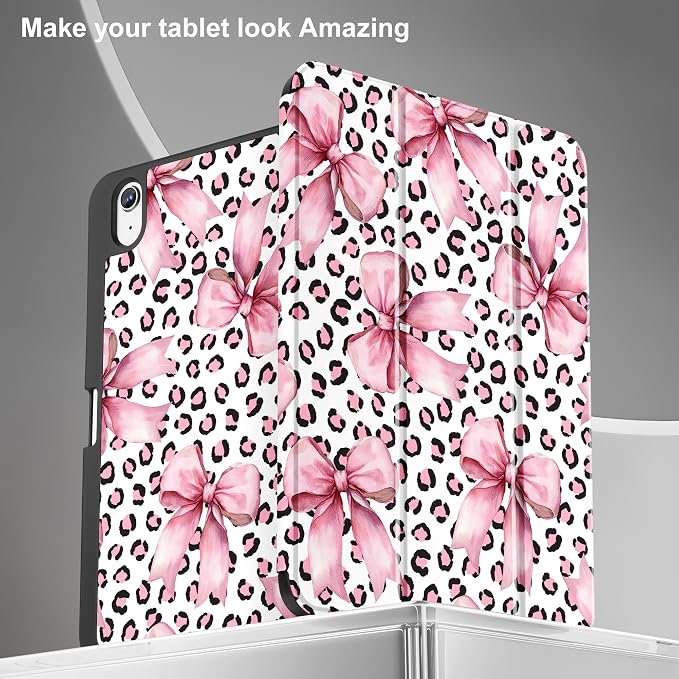 Pink Leopard bow