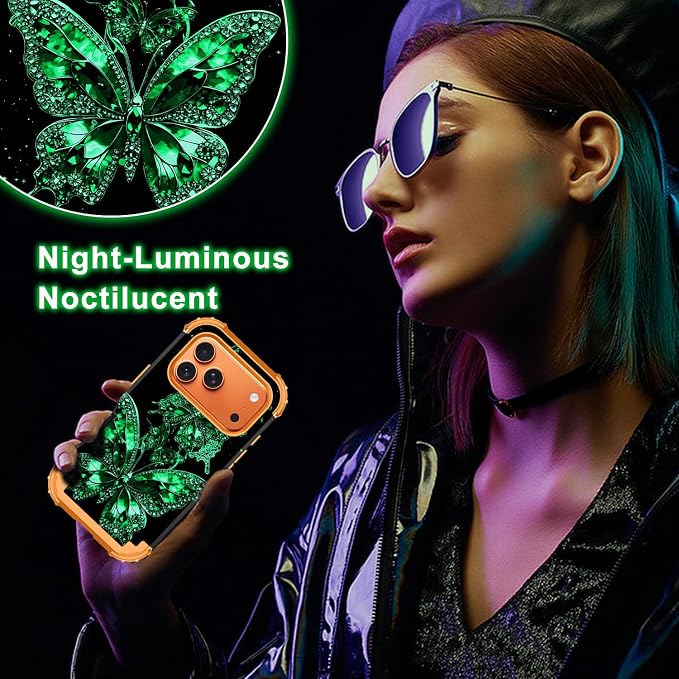 Glow in the Dark Bright Orange