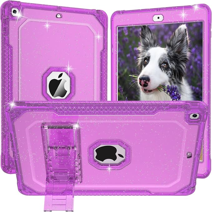 #04 Clear Glitter Purple
