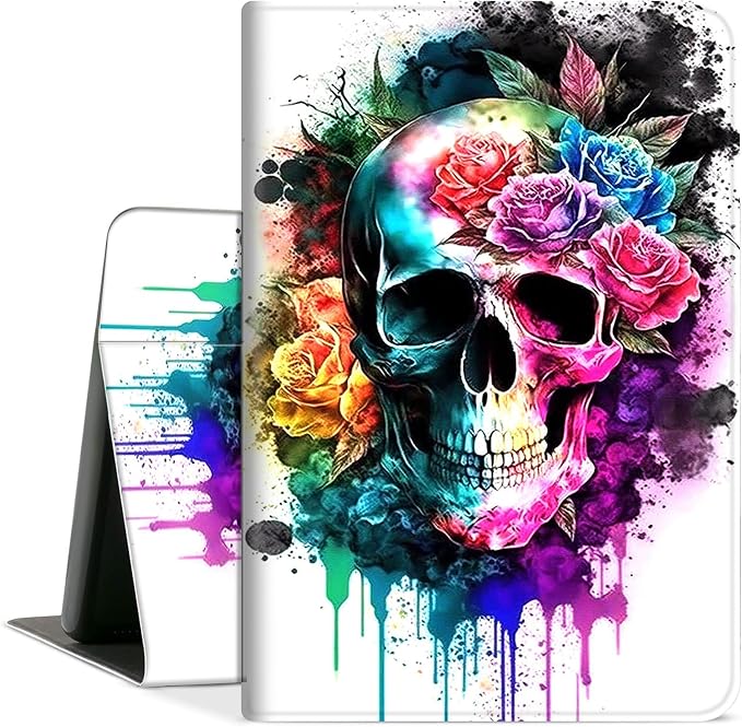 Flower Colorful Skull