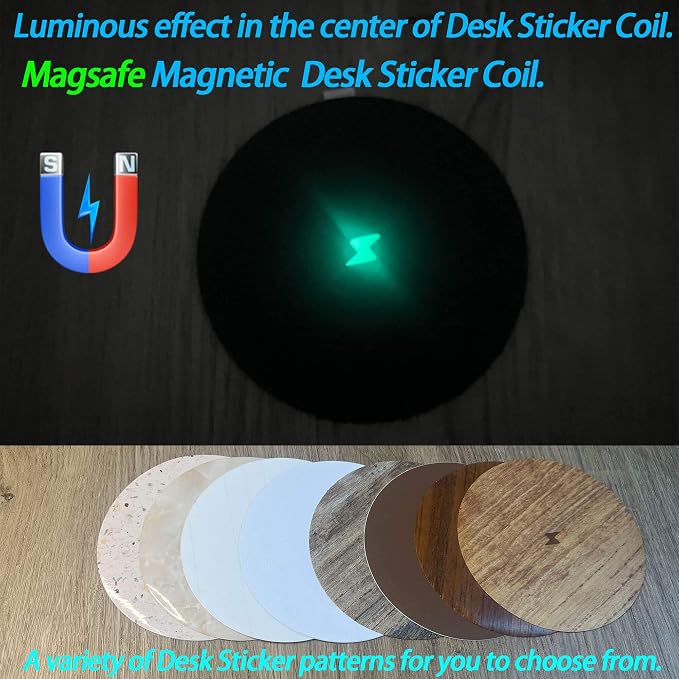 8-30MM Magsafe desk sticker coil included