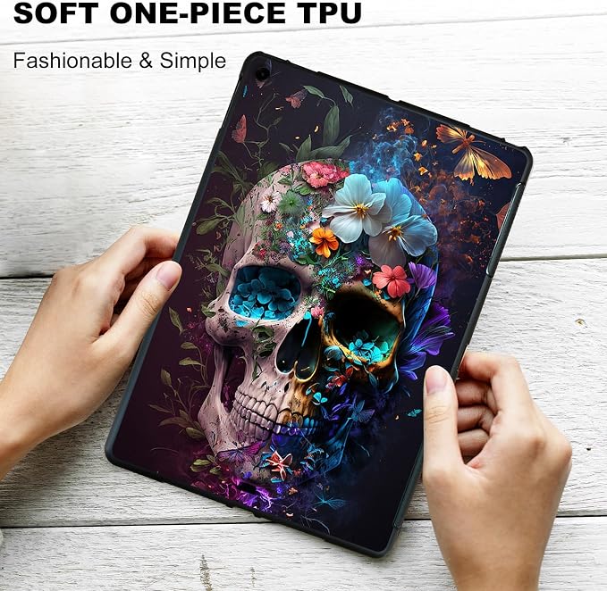 Flower Butterfly Skull