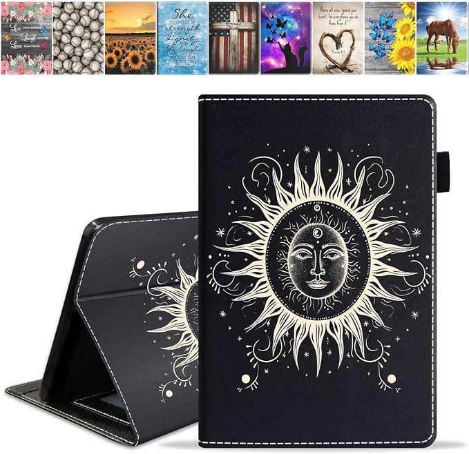 Tribal Drawing Celestial Sun and Moon