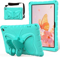 Kids Case Compatible with Kindle Fire HD 10 Tablet (13th/11th Generation 2023/2021 Release) Lightweight Shockproof Case EVA Foam Cover with Shoulder Strap &amp Stand Cover for Boys Girls(Green)