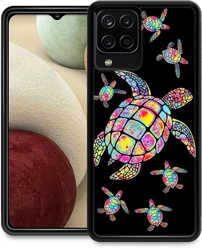 Colorful Rainbow Turtle Family