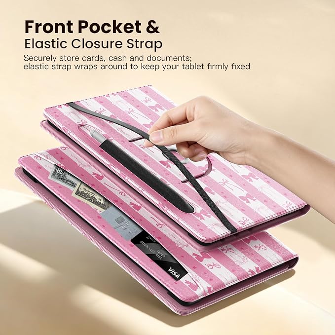 pink vertical bow