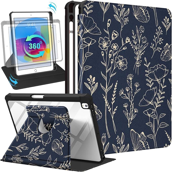 2-for iPad 789-Golden Flowers