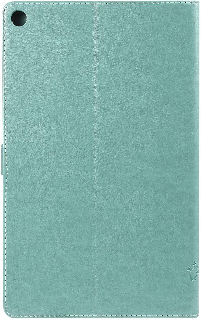 Folio Case for All-New Fire HD 10 2019/2017/2015 Techcircle Slim Light Magnetic Flip Wallet Protective Cover with Card Slots &amp Money Pocket for Amazon Fire HD 10.1 9th/7th/5th Generation Green