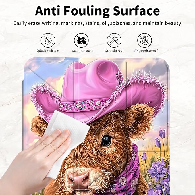 Cow in Pink Cowboy Hat