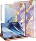 Case for Amazon Kindle Fire Max 11 Case 11(13th Generation 2023 Release) Stylus Holder Flip Wallet Leather Shockproof Cover Bicolor Marble