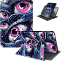 Case for iPad (A16) 11th Generation 11 Inch (2025)iPad 10th Generation 10.9 Inch (2022)360 Degree Rotating Multi-Angle Viewing Case with Auto Sleep/Wake-Trippy Eye