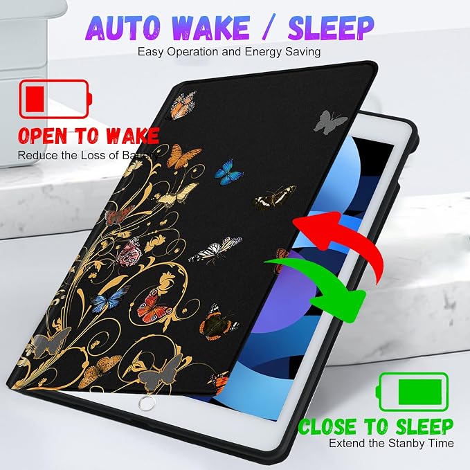 2-for iPad 9.7-Glitter Butterfly
