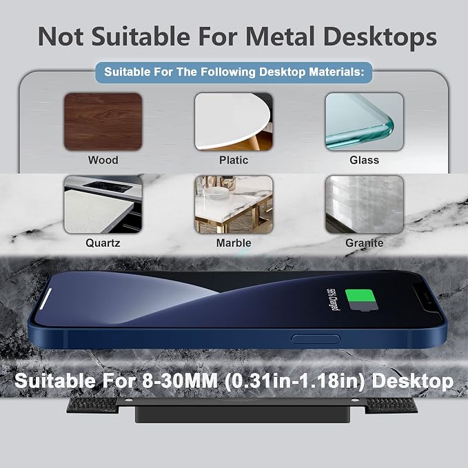 8-30MM Magsafe desk sticker coil included
