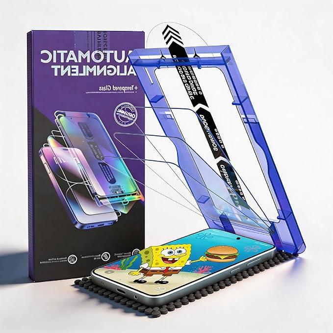 3 Pack for Galaxy S23 FE [6.4 Inch] Screen Protector Tempered Glass 9H Glass for S23 FE Screen Protector Fast Alignment Tool Case Friendly Scratch Resistant Bubble Free