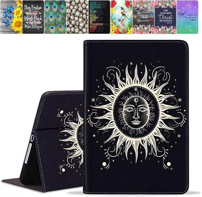 Tribal Drawing Celestial Sun and Moon